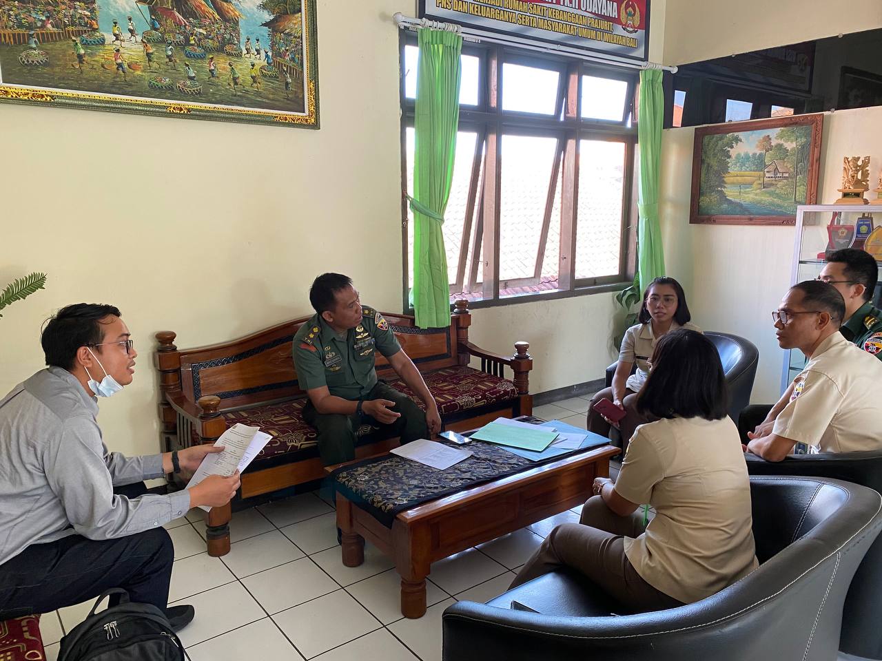 Client Meeting dengan HUMAS dan IT Rumah Sakit Angkatan Darat Udayana