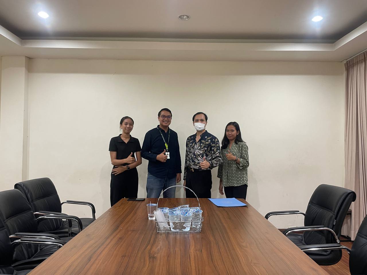 Farewell of Internship Students from Dhyana Pura University