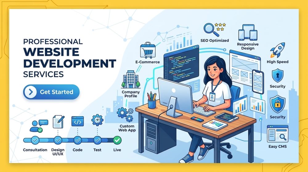 Professional website development services by Studio Kami
