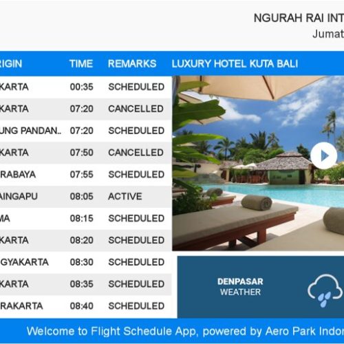 Harris Hotel Tuban join Flight Schedule TV