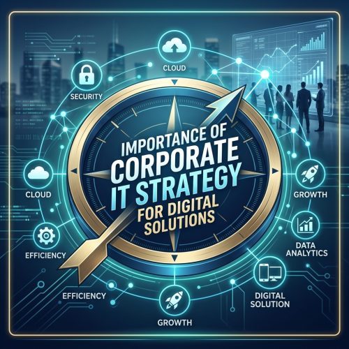 Illustration of the importance of corporate IT strategy in digital transformation