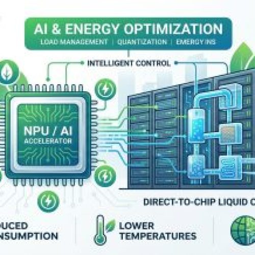 Infrastruktur pusat data berbasis green computing AI